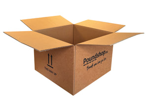 A strong double wall box measuring 460mm x 445mm x 318mm