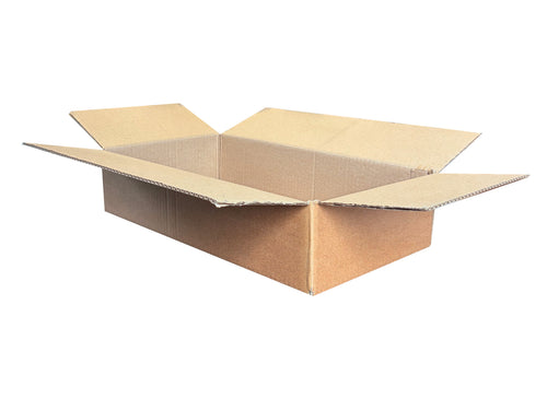 New Plain Strong Single Wall Box - 390mm x 210mm x 80mm
