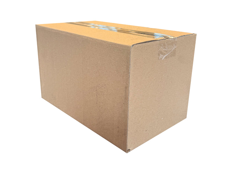 268mm x 156mm x 162mm Cardboard box on a white background