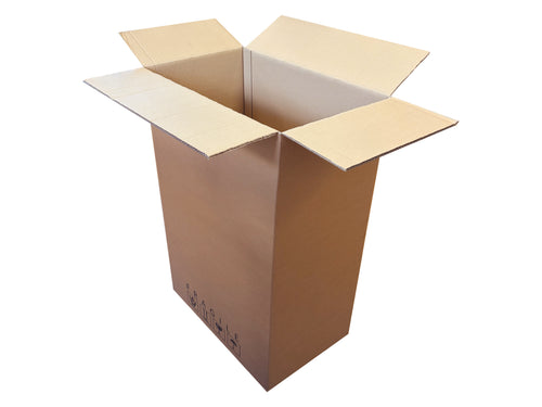 New Printed Strong Double Wall Box - 500mm x 310mm x 770mm
