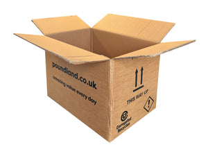 A 455mm x 305mm x 310mm, printed, double wall cardboard box