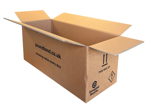 New Printed Strong Double Wall Box - 755mm x 300mm x 310mm