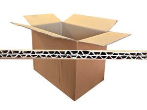 Double wall corrugated flute pictured Infront of the box