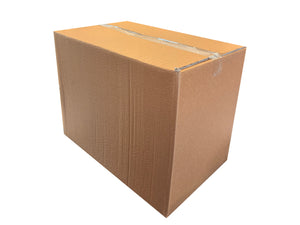A new, 470mm x 320mm x 360mm double wall box, closed with tape