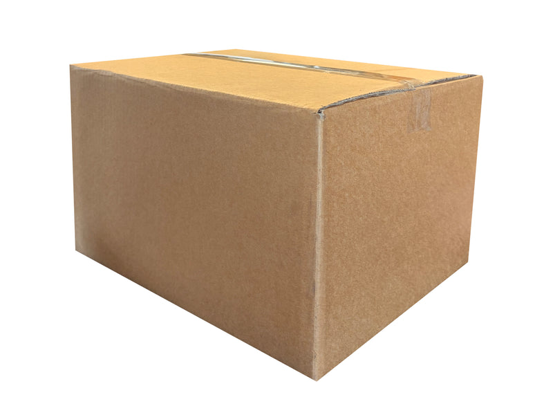 395mm x 315mm x 230mm Cardboard box on a white background