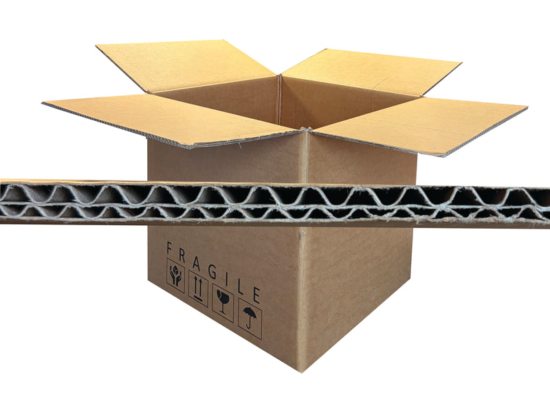 New Printed Strong Double Wall Box - 430mm x 430mm x 380mm