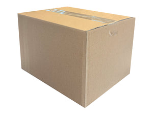 290mm x 227mm x 187mm Cardboard box on a white background