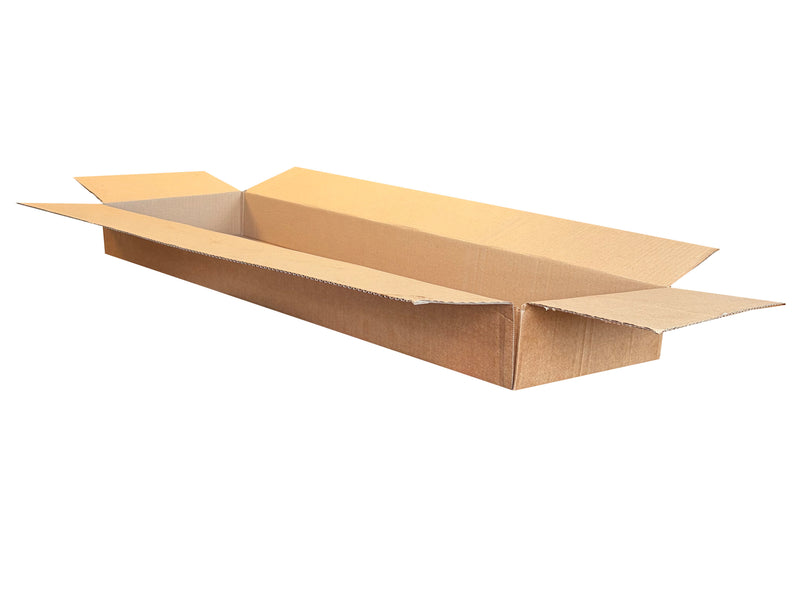 A long and shallow box measuring 835mm x 257mm x 85mm