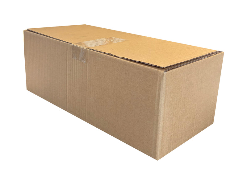 A closed box, measuring 420mm x 200mm x 150mm