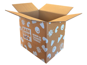 New Printed Strong Double Wall Box - 384mm x 284mm x 372mm