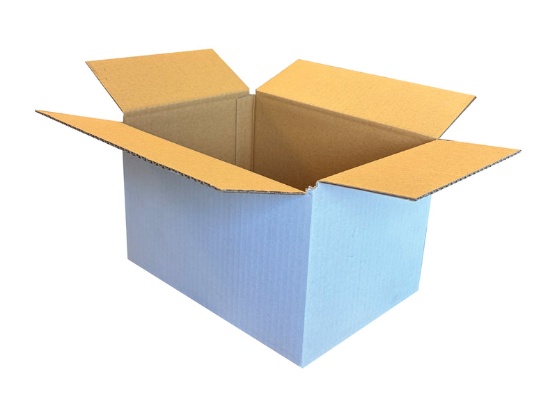 A white cardboard box measuring 235mm x 170mm x 140mm