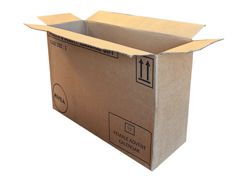 New Printed Strong Single Wall Box - 448mm x 152mm x 294mm
