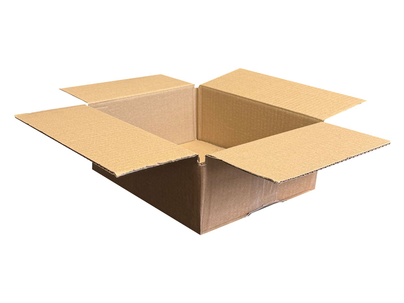 New Plain Strong Single Wall Box - 250mm x 195mm x 90mm