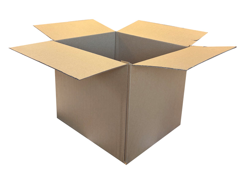 A 381mm x 330mm x 305mm single wall cardboard box