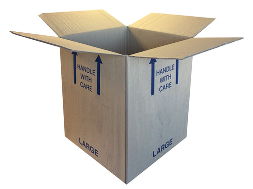 New Printed Strong Double Wall Box - 457mm x 457mm x 515mm