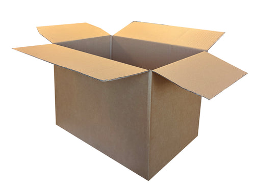 New Plain Strong Single Wall Box - 590mm x 400mm x 400mm