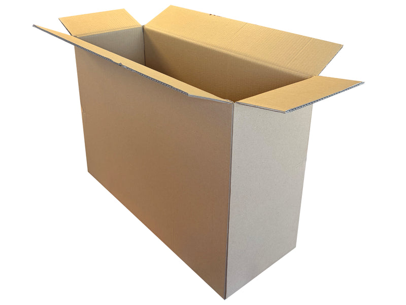 A strong double wall cardboard box measuring 680mm x 250mm x 470mm