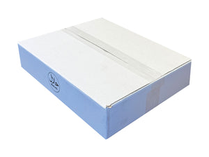 A white box printed with a 'halal' logo