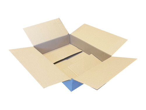 New Printed Strong Single Wall Box - 380mm x 290mm x 75mm