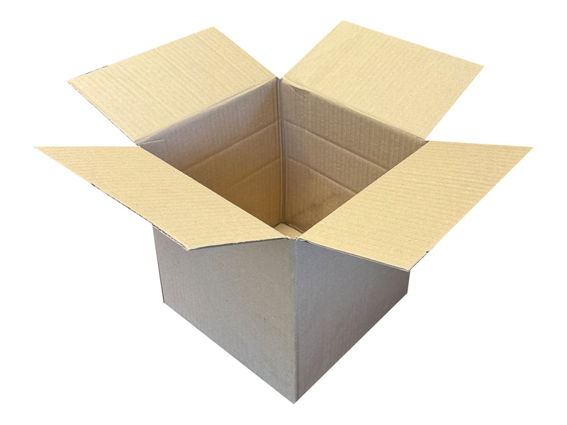 New Plain Single Wall Box - 200mm x 200mm x 200mm
