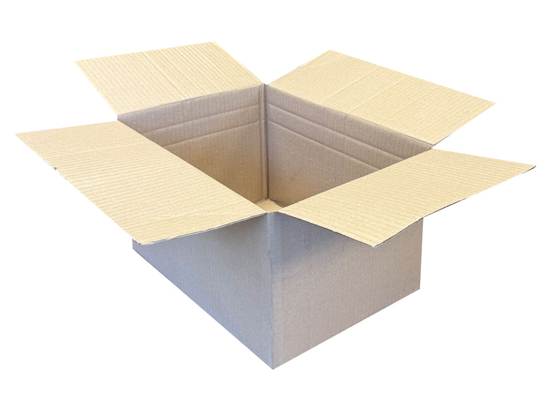 A 305mm x 225mm x 180mm box with extra creases