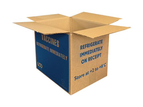 New Printed Single Wall Box - 305mm x 254mm x 254mm