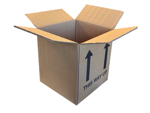 New Printed Strong Double Wall Box - 225mm x 225mm x 265mm