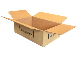 A small cardboard box measuring 280mm x 181mm x 92mm