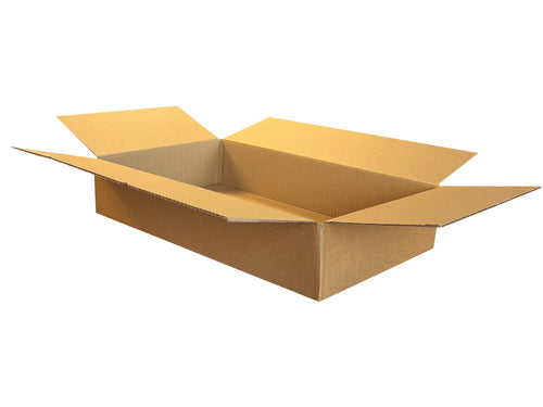 New Plain Strong Single Wall Box - 500mm x 300mm x 90mm