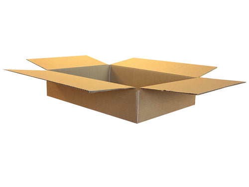 New Printed Strong Single Wall Box - 390mm x 290mm x 80mm