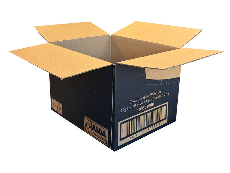 A black, printed cardboard box measuring 262mm x 218mm x 186mm