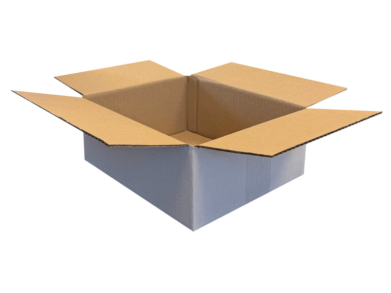 New Plain Strong Single Wall Box - 250mm x 205mm x 100mm