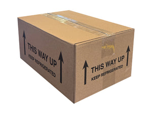 New Printed Strong Single Wall Box - 314mm x 204mm x 138mm
