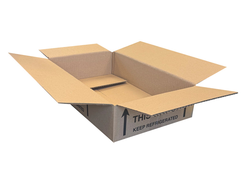 New Printed Strong Single Wall Box - 496mm x 275mm x 100mm