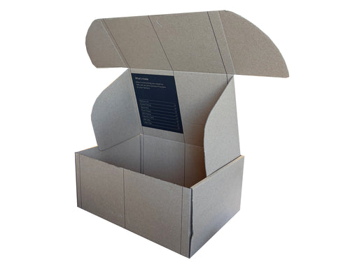 New Printed Single Wall Box - 258mm x 191mm x 131mm