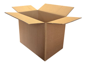 A double wall, plain box measuring 290mm x 225mm x 350mm