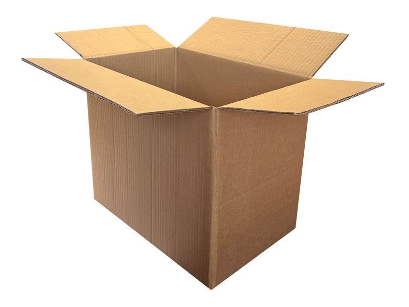 A double wall, plain box measuring 290mm x 225mm x 350mm