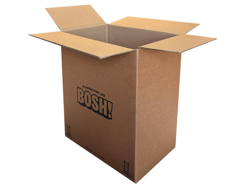 New Printed Strong Single Wall Box - 255mm x 175mm x 300mm