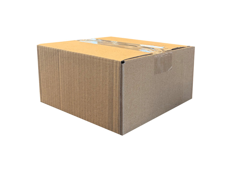 A closed box measuring 200mm x 190mm x 98mm
