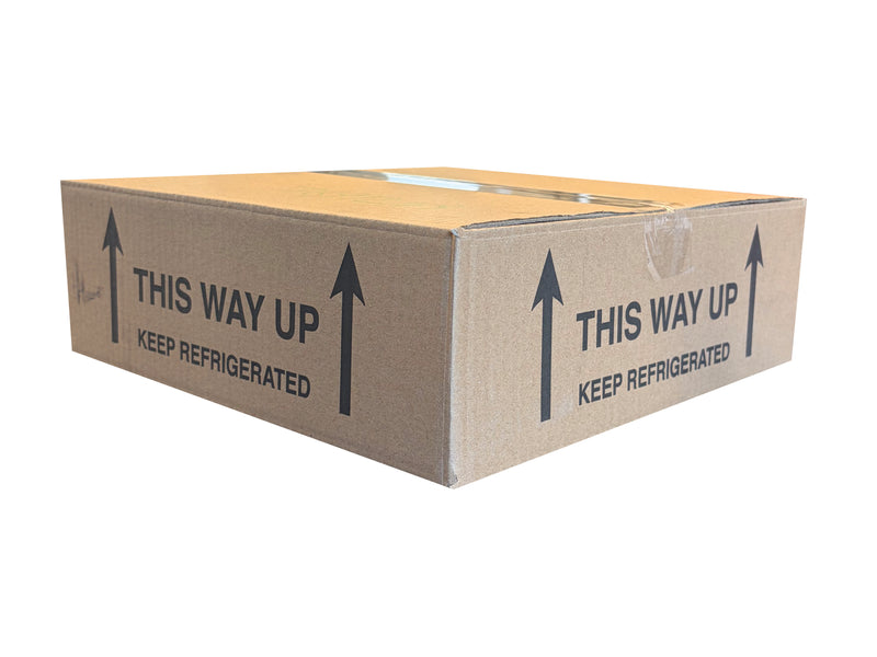New Printed Strong Single Wall Box - 325mm x 325mm x 103mm