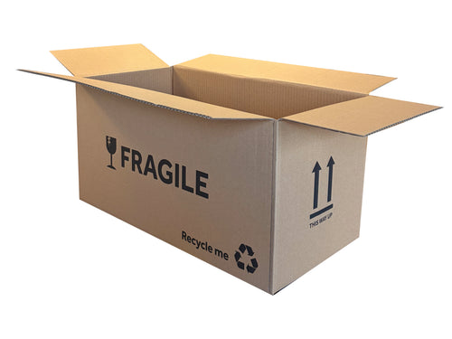 New Printed Strong Single Wall Box - 610mm x 305mm x 305mm