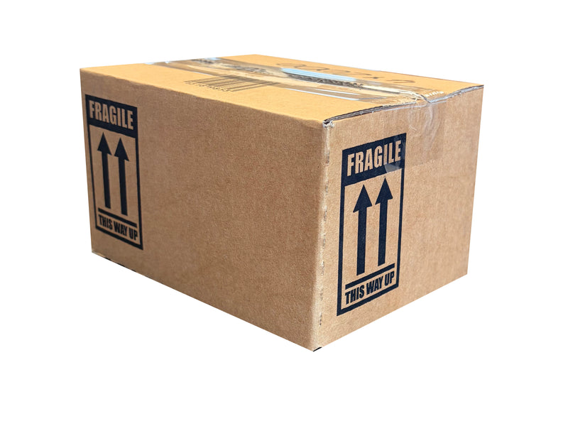 A 165mm x 128mm x 100mm, printed packing box