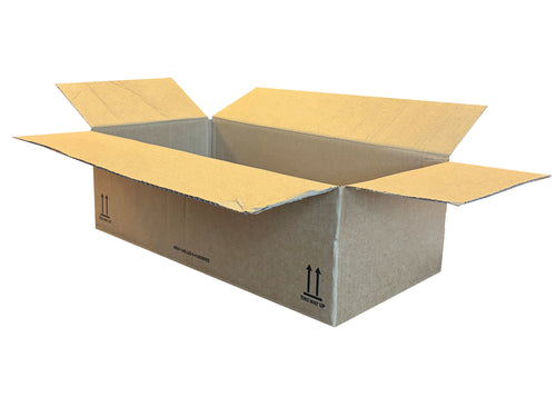 New Printed Strong Single Wall Box - 395mm x 200mm x 120mm