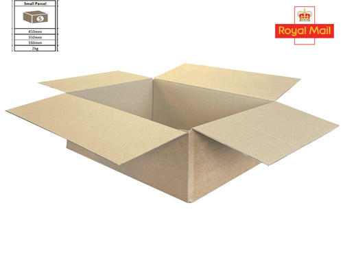 New Plain Single Wall Box - 440mm x 340mm x 150mm