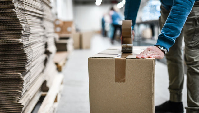 cardboard boxes