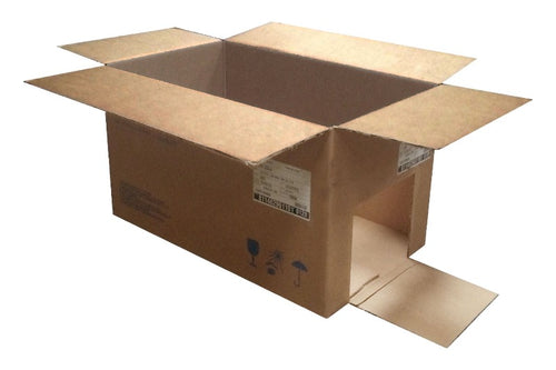 Used Printed Double Wall Box - 970mm x 580mm x 580mm