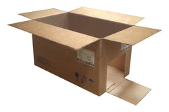 double wall box with perforated flap