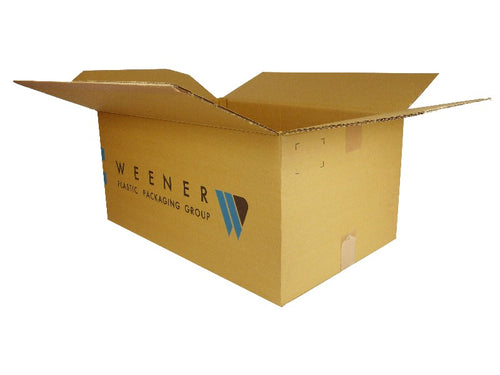Used Printed Double Wall Box - 585mm x 375mm x 270mm