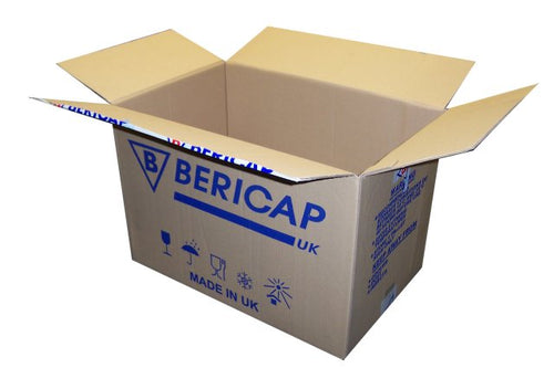 Used Printed Double Wall Box - 575mm x 365mm x 390mm