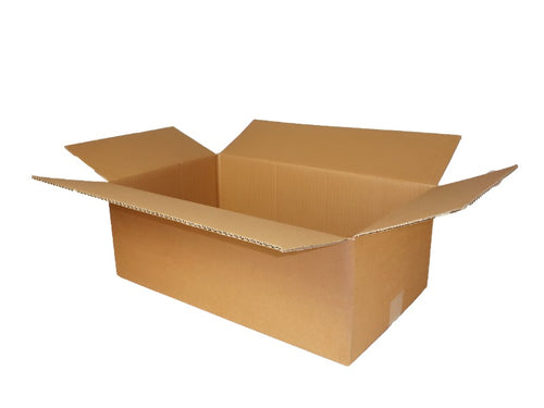 Used Plain Strong Single Wall Box - 480mm x 280mm x 175mm